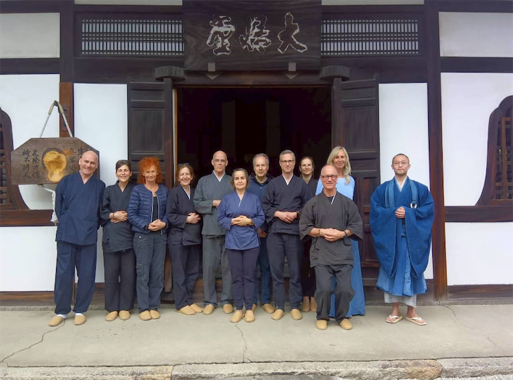 Gruppenfoto im Kennin-ji Kloster